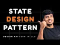 State Design Pattern Explained Real World Example Code Walkthrough State vs Strategy LLD