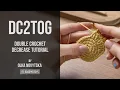 How to Crochet a Double Crochet Decrease dc2tog DC DEC Beginner Tutorial by Olka Novytska