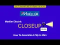 How To Attach The BU-65 Alligator Clip To 3 Different Banana Wire Types - Mueller Electric