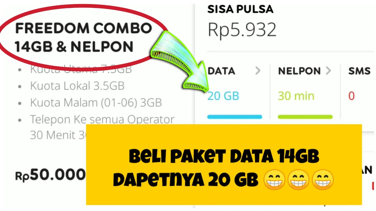 Cara mendapatkan Pulsa dan Kuota Gratis INDOSAT 2021!!