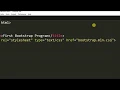 Lecture 1 Bootstrap using Sublime Editor and Chrome