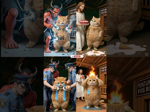 Cute Cat ai video 😀😂 #aivideo #shorts #viral