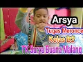 Mengerjakan Tugas Meronce TK Surya Buana
