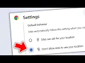 Block Location Access in Chrome Fast