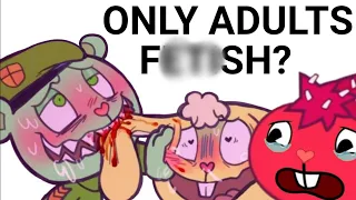 FLIPPY'S DARK SECRET 🤫 HAPPY TREE FRIENDS PARODIES ADULT CARTOONS CROSSOVERS HUMOR - EL PLEXPERO 