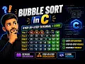 Bubble Sort in C Step-by-Step Tutorial Code Pritesh D Patel