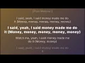 Post Malone – Money Made Me Do It (feat. 2 Chainz) (Lyrics) |  Lyric Video