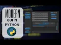 Modern Graphical User Interfaces in Python Modern UI Design with Python Custom Tkinter