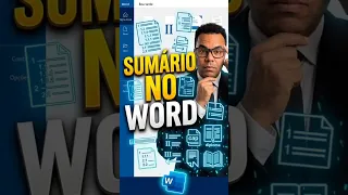 Como inserir sumário no word #abnt #inserirsumario #sumário #tcc #portfólio