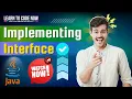 Interface in JAVA Demonstration and Implementation Interface Class in JAVA Extends Implements
