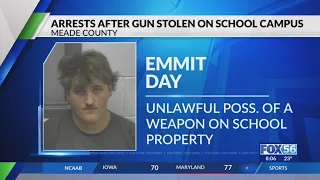 Multiple people arrested after gun was stolen outside Meade County High School s say