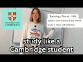 how I studied to come top at Cambridge University