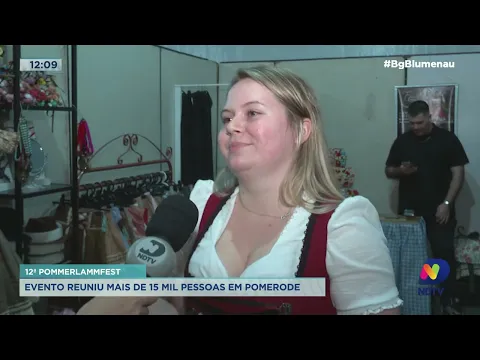 12º Pomerlamm Fest reuniu mais de 15 mil pessoas em Pomerode