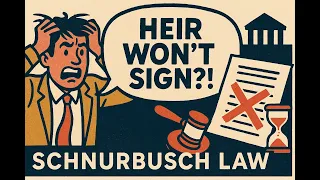 What happens if an heir refuses to sign probate papers in Missouri