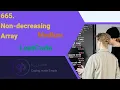 665 Non-decreasing Array LeetCode Explanation and C code