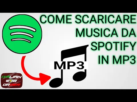 Download MP3 🎵📱COME SCARICARE MUSICA DA SPOTIFY IN MP3📱🎵 by TheItalianWebOrder
