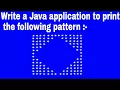 Rectangle pattern program in java ll pattern program in java Knowledge Light