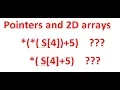 Pointers and 2-D arrays C programming language