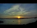 Timelapse Sunset April 14 2025 Groton CT Long Island Sound and the Thames River