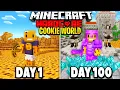 Download Lagu I Survived 100 Days in a COOKIE ONLY WORLD in Hardcore Minecraft