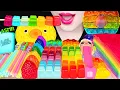 ASMR RAINBOW POP IT, PUSH POP, CUBE JELLY, PEZ CANDY 레인보우 팝잇, 푸쉬팝, 바삭한 젤리, 무지개 먹방 EATING SOUNDS