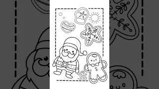 Christmas Coloring Pages for Kindergarten Kids