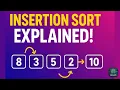Insertion Sort Algorithm Full explaination how this sorting algorithm works Using Java