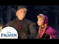 Anna and Kristoff Journey Up The North Mountain Frozen