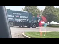 Town of Brookhaven European American Waste Services Mack LR McNeilus Garbage Truck E3 Passing by