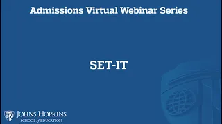 SET-IT Information Session