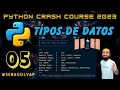 0 5 - Tipos de Datos en Python Tabla General Tipos Basicos str int float bool