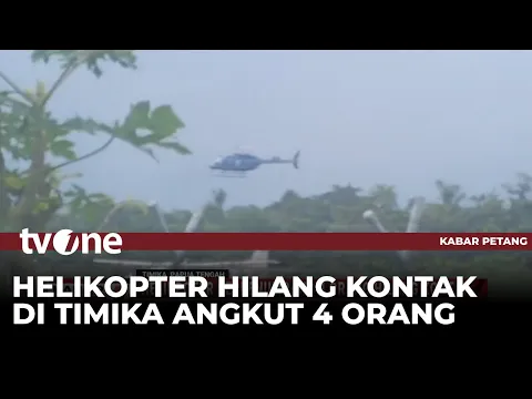 Helikopter Berpenumpang 4 Orang Hilang Kontak di Papua Tengah