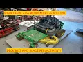 John Deere Z255 Residential Zero Turn Mower Deack Belt And Blade Replacement