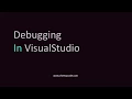 Debugging C In Visual Studio
