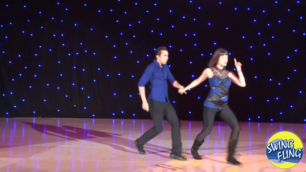 Swing Fling 2016 Pro Am Spotlight Rachel Dotter with Hugo Miguez