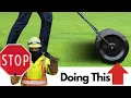 LAWN ROLLERS DONT WORK BUMPY UNEVEN Lawn this SPRING Watch this first