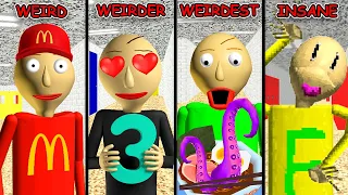 Testing Baldi s WEIRDEST Mods