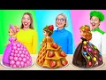 Lagu Me vs Grandma Cooking Challenge | Crazy Hacks and Recipes by Super Hyper DO