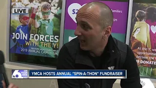 Frankie Katafias with a look at the YMCA Spin-A-Thon this morning