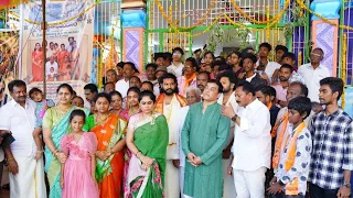 #Dilraju #Herovamsikrishna at SriPattabhiramachandra Swamy Temple ConsecrationCeremony at YSR Kadapa