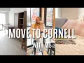 CORNELL MOVE-IN VLOG 2022 freshman year unpacking brand new dorm tour