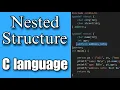 Complete Guide to Nested Structures in C Language for Beginners C Programming Tutorial