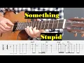 Download Lagu Something Stupid - Robbie Williams/Nicole Kidman - Fingerstyle Guitar Tutorial Tab