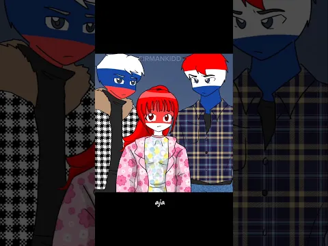 cinta segitiga nesia # #countryhumans #kartun #countryballs