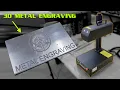 3D Metal Engraving W ComMarker B4 Fiber Laser
