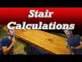 How to calculate stair stringers