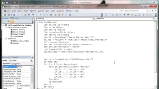 Excel 2010 VBA Tutorial 91 ADODB SQL Parameters