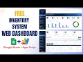 How to Build Inventory Management System in Google Sheets Free - E44