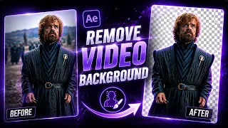 How to Remove Background From the Video? After Effects Rotobrush Easy Tutorial! 🔥