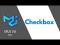 MUI V5 Checkboxes